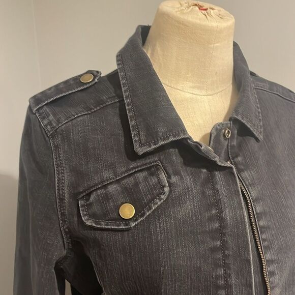Gap Black Jean Jacket Size S - Picture 3 of 14